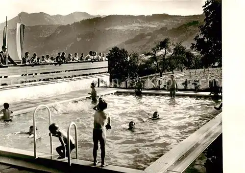 AK / Ansichtskarte  Schwarzenberg_Vorarlberg Ferienheim Maien Pool Schwarzenberg Vorarlberg