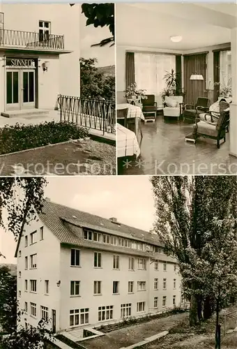 AK / Ansichtskarte  Marburg_Lahn Diakonissen Mutterhaus Hebron Gastraum Marburg_Lahn