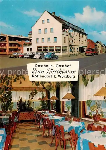 AK / Ansichtskarte  Rottendorf_Wuerzburg_Unterfranken Rasthaus Gasthof Zum Kirschbaum 