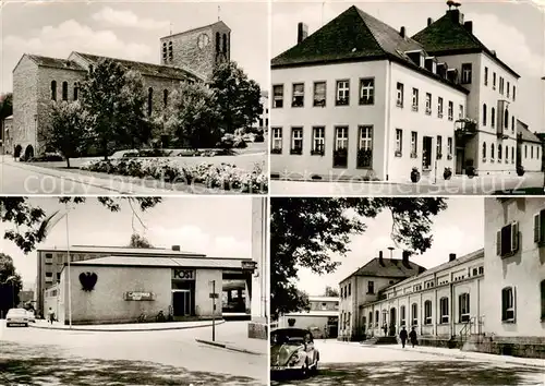 AK / Ansichtskarte  Treuchtlingen Kath Kirche Post Rathaus Treuchtlingen