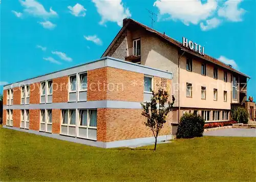 AK / Ansichtskarte 73862563 Forchheim_Oberfranken Hotel Hoepfl Forchheim Oberfranken