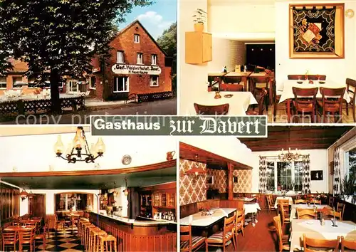 AK / Ansichtskarte 73862581 Davensberg Gasthaus zur Davert Gastwirtschaft Haverkamp Gastraeume Davensberg