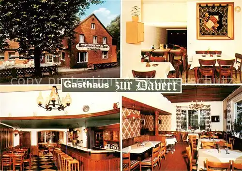 AK / Ansichtskarte  Davensberg Gasthaus zur Davert Gastwirtschaft Haverkamp Gastraeume Davensberg