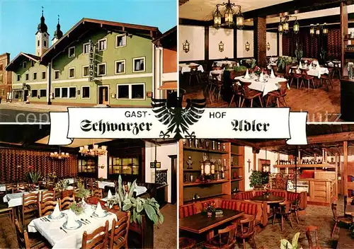 AK / Ansichtskarte  Obernzell Gasthof Schwarzer Adler Restaurant Obernzell