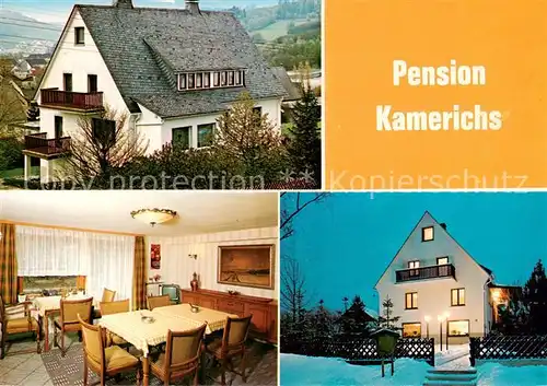 AK / Ansichtskarte 73862600 Laasphe Pension Kamerichs Kneippheilbad Laasphe
