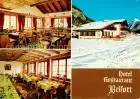 AK / Ansichtskarte  Alvaneu_Dorf_GR Hotel Restauant Belfort Winterlandschaft 