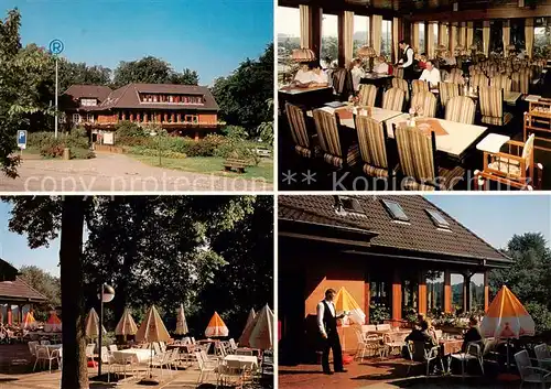 AK / Ansichtskarte  Reinfeld_Holstein Bundesautobahn Raststaette Trave Restaurant Terrasse Reinfeld_Holstein