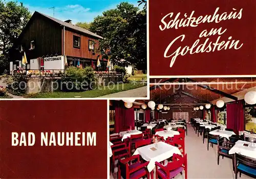 AK / Ansichtskarte  Bad_Nauheim Café Restaurant Weinstube Schuetzenhaus am Goldstein Bad_Nauheim