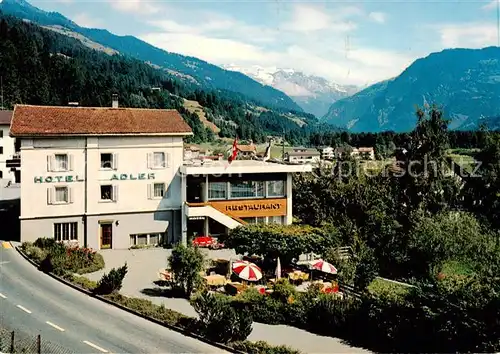 AK / Ansichtskarte  Cazis_GR Hotel Adler Panorama Alpen 