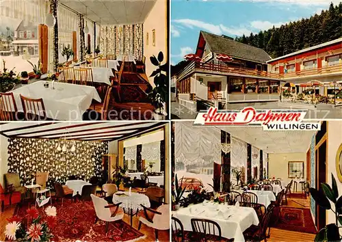 AK / Ansichtskarte 73862652 Willingen_Sauerland Hotel Restaurant Haus Dahmen Willingen_Sauerland