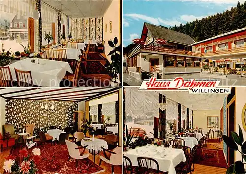 AK / Ansichtskarte  Willingen_Sauerland Hotel Restaurant Haus Dahmen Willingen_Sauerland