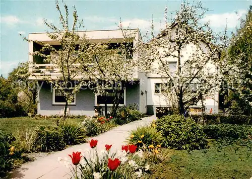 AK / Ansichtskarte  Willebadessen Pension aenne Batsch Garten Baumbluete Willebadessen