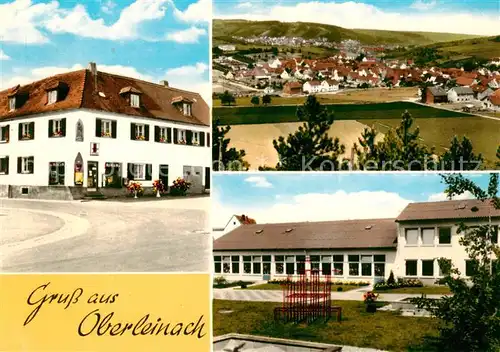 AK / Ansichtskarte 73862669 Oberleinach_Leinach_Bayern Gasthaus Panorama Schule 