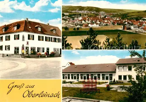 AK / Ansichtskarte  Oberleinach_Leinach_Bayern Gasthaus Panorama Schule