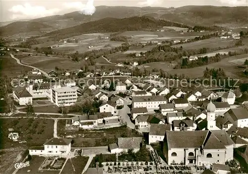 AK / Ansichtskarte  Schwarzach_Niederbayern Fliegeraufnahme Schwarzach Niederbayern