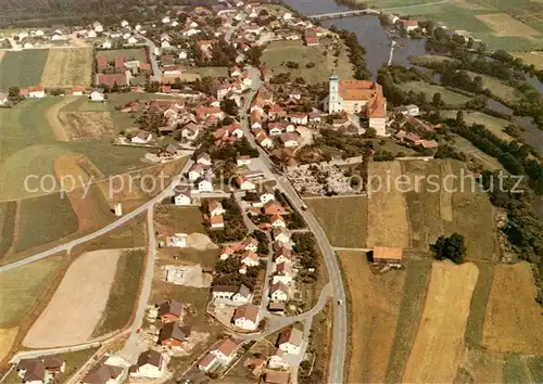 AK / Ansichtskarte  Walderbach Fliegeraufnahme mit ehem Klosterkirche Walderbach