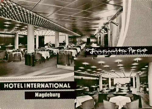 AK / Ansichtskarte 73862751 Magdeburg Hotel International Gastraeume Magdeburg