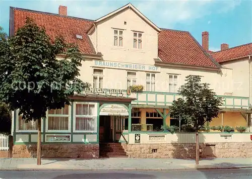 AK / Ansichtskarte  Bad_Harzburg Hotel Braunschweiger Hof Bad_Harzburg