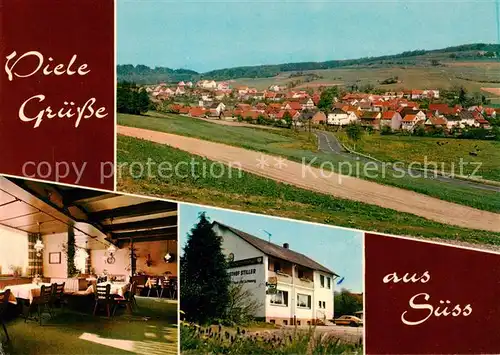 AK / Ansichtskarte 73862814 Suess_Rotenburg_Fulda Panorama Gasthaus Pension Stiller Suess_Rotenburg_Fulda