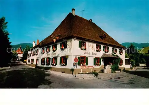 AK / Ansichtskarte 73862820 Muenstertal__Schwarzwald Gasthaus zum Loewen 