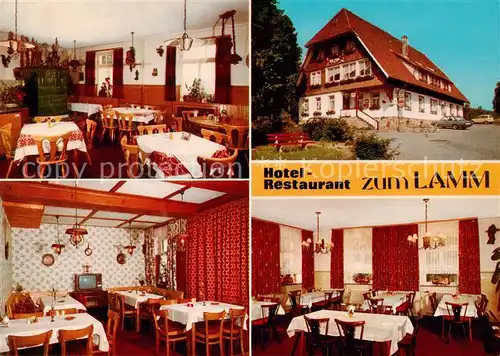 AK / Ansichtskarte 73862830 Guendelwangen Hotel Restaurant Lamm Guendelwangen