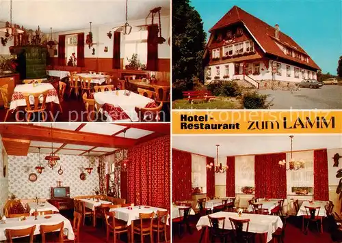 AK / Ansichtskarte  Guendelwangen Hotel Restaurant Lamm Guendelwangen