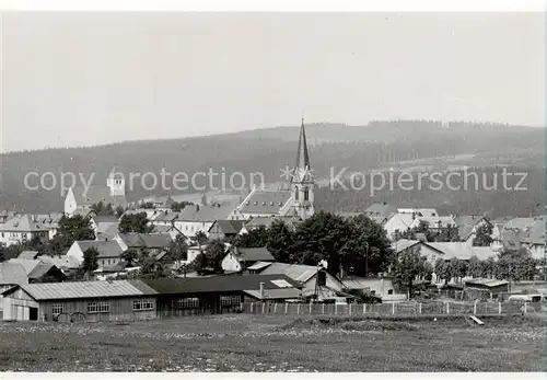 AK / Ansichtskarte  Bischofsgruen Ortsansicht Bischofsgruen