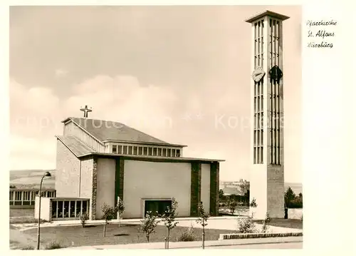 AK / Ansichtskarte 73862872 Wuerzburg Pfarrkirche St Alfons Wuerzburg