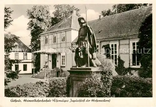 AK / Ansichtskarte  Goehrde Heimvolkshochschule Ehem Jagdschloss der Hohenzollern Goehrde