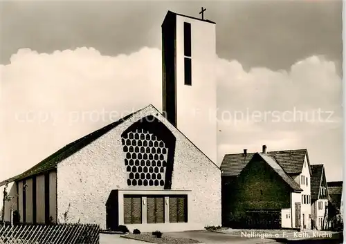 AK / Ansichtskarte  Nellingen_Ruit_Fildern Kath Kirche 