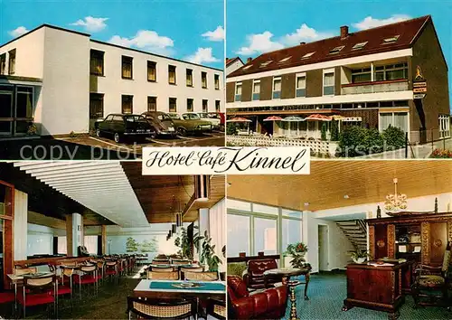 AK / Ansichtskarte 73862928 Muehlheim_Main Hotel Cafe Kinnel Gastraeume Muehlheim Main