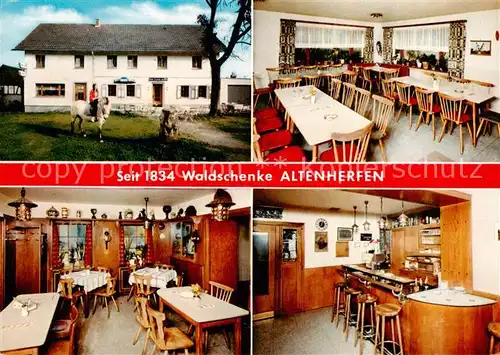 AK / Ansichtskarte 73862956 Altenherfen Waldschenke Gastraeume Bar Altenherfen