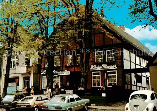 AK / Ansichtskarte  Burg__Fehmarn Landhaus Kroeger Restaurant Cafe Altes Fachwerkhaus 