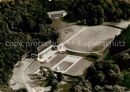 AK / Ansichtskarte  Hennef_Sieg Sportschule FV Mittelrhein Fliegeraufnahme Hennef Sieg