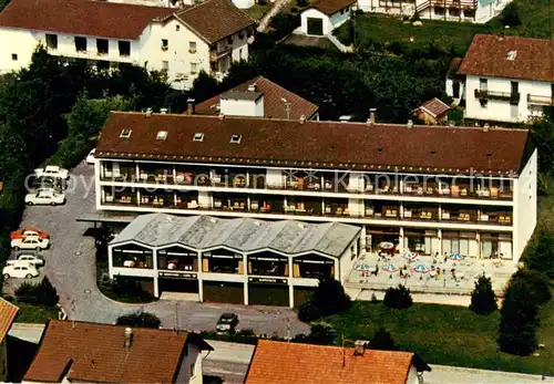 AK / Ansichtskarte 73863092 Drachselsried Hotel Falter Fliegeraufnahme Drachselsried