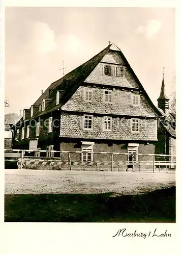 AK / Ansichtskarte  Marburg_Lahn Alte Sieche Marburg_Lahn