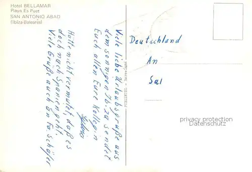 AK / Ansichtskarte  San_Antonio_Abad_Ibiza_ES Hotel Bellamar Playa Es Puet 