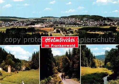 AK / Ansichtskarte  Helmbrechts_Oberfranken Panorama Teilansichten Helmbrechts Oberfranken