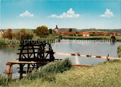 AK / Ansichtskarte  Erlangen Wasserraeder an der Pegnitz bei Moehrendorf Erlangen