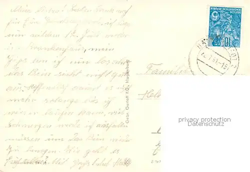 AK / Ansichtskarte  Halberstadt Dom mit Marktbrunnen Volkstheater Jagdschloesschen Spiegelsberge Dominikanerstrasse mit Katharinenkirche Halberstadt