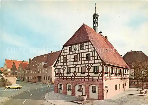 AK / Ansichtskarte  Hilpoltstein_Mittelfranken Rathaus Hilpoltstein