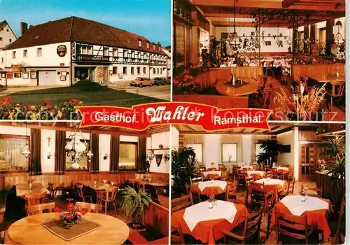 AK / Ansichtskarte 73863296 Ramsthal Gasthof Wahler Restaurant Ramsthal