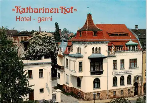 AK / Ansichtskarte 73863299 Werdau_Sachsen Hotel Katharinen-Hof Werdau Sachsen