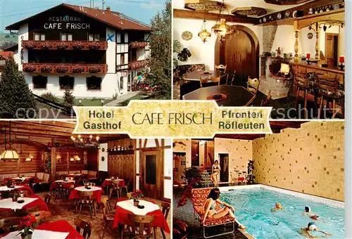 AK / Ansichtskarte 73863315 Roefleuten Hotel Gasthof Café Frisch Hallenbad Roefleuten