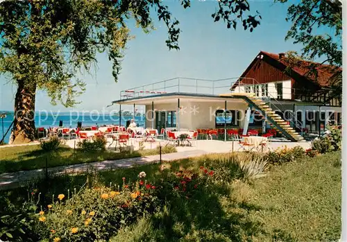 AK / Ansichtskarte  Steckborn_TG Hotel Restaurant Glarisegg Terrasse Untersee Steckborn TG