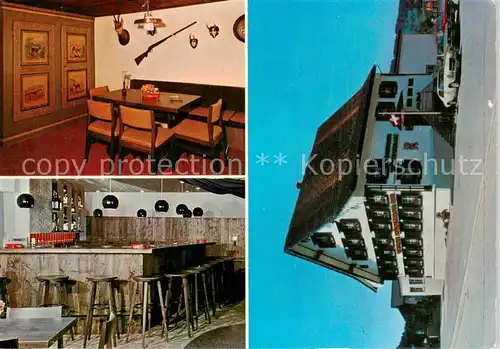 AK / Ansichtskarte  Dussnang_TG Gasthaus Brueckenwaage Gastraum Bar 