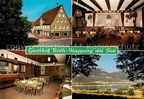 AK / Ansichtskarte 73863367 Happurg Gasthof Roth Restaurant Panorama See Happurg