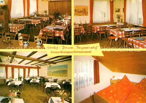 AK / Ansichtskarte 73863373 Sexau Gasthof Pension Bermattenhof Restaurant Fremdenzimmer Sexau