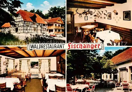 AK / Ansichtskarte 73863398 Schieder-Schwalenberg Hotel Waldrestaurant Fischanger Terrasse Schieder-Schwalenberg