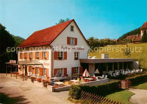 AK / Ansichtskarte 73863405 Schenkenzell Gasthaus zum Waldblick Terrasse Schenkenzell